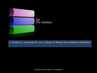 Scientific Research Skills - D.ALQahtani2- Searching1- Click Clear to clear your previous search and Uncheck the Limits box to remove any left over Limits2- In the query box, type blood AND blood, then click GOOops ! 3 million search results!  