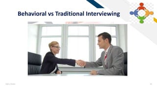 FR
Add a footer 16
Behavioral vs Traditional Interviewing
 