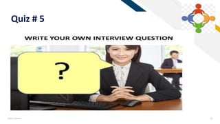 FR
Add a footer 35
Quiz # 5
 