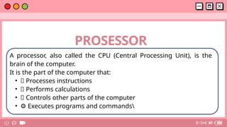 Grade 9 Microprocessor LESSON 2 TYPE OF COMPUTER, FOR GRADE 9 S | PPTX