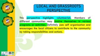 Various Perspectives in Community