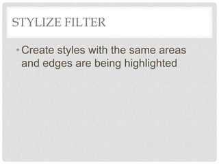 Working with Filters | PPTX