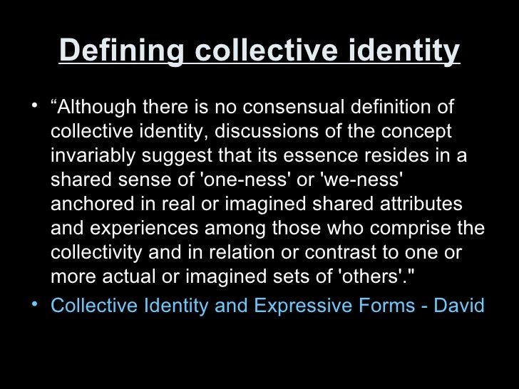 Collective Identity Lesson 3
