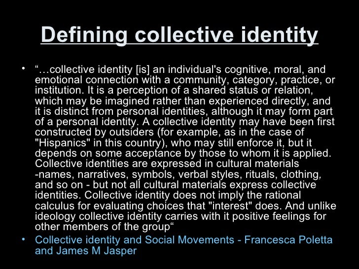 Collective Identity Lesson 3