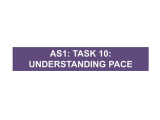 AS1: TASK 10:
UNDERSTANDING PACE
 