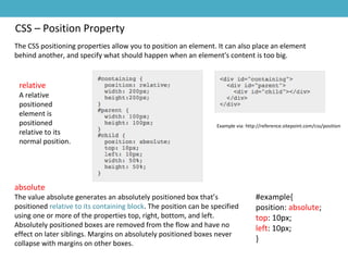 Lesson 3 - HTML & CSS Part 2 | PPT