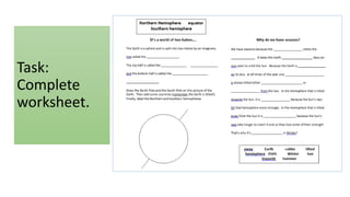 Task: 
Complete 
worksheet. 
