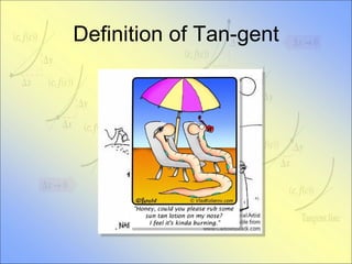 Definition of Tan-gent 