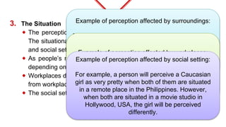 LEARNING, PERCEPTION AND ATTRIBUTION | PPTX