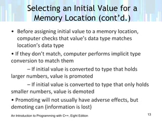 Lesson 3.2 data types for memory location | PDF