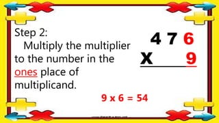 Multiplication without and with Regrouping PPTX