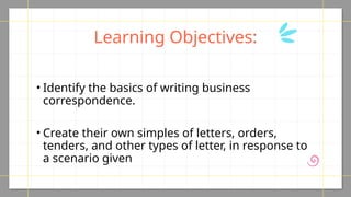 Lesson 3 in Business Communication Powerpoint Presentation | PPTX
