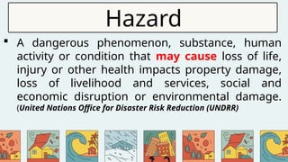 LESSON 3 - Basic Concept of Hazards - Disaster Readiness and Risk ...