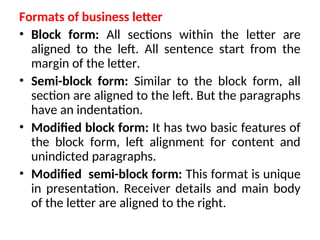 Comprehensive Guide to Writing Effective Business Letters | PPT