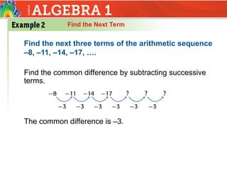 Sequence Function Math Understanding Arithmetic Sequences and Their Functions in Mathematics | PPT