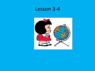 Lesson 3-4 