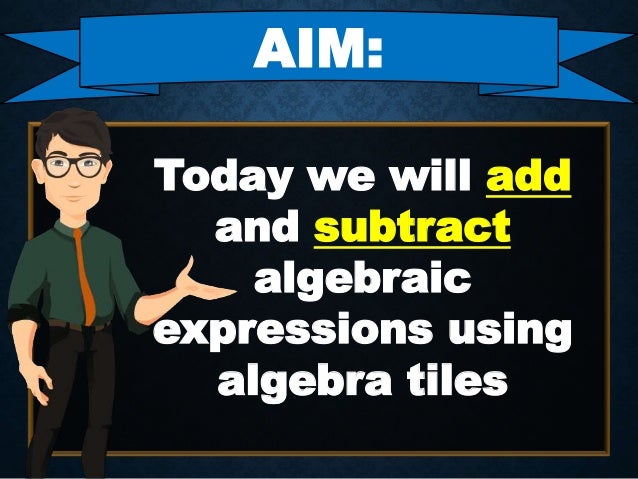 Add And Subtract Expressions