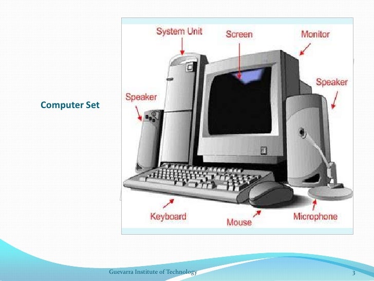 Parts Of Computer And Their Functions