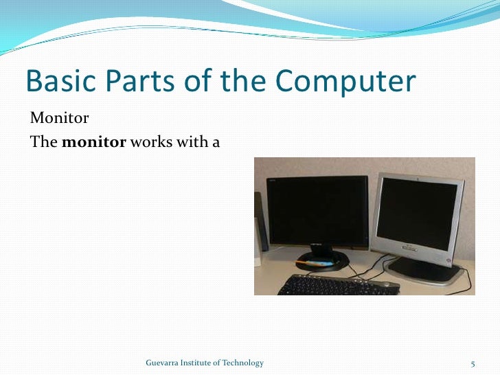 Lesson 3 Basic Parts Of The Computer