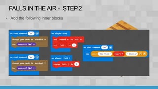FALLS IN THE AIR - STEP 2
 