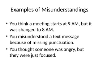 Grade 11 Quarter 1: LESSON 3 - Communication Barriers | PPTX