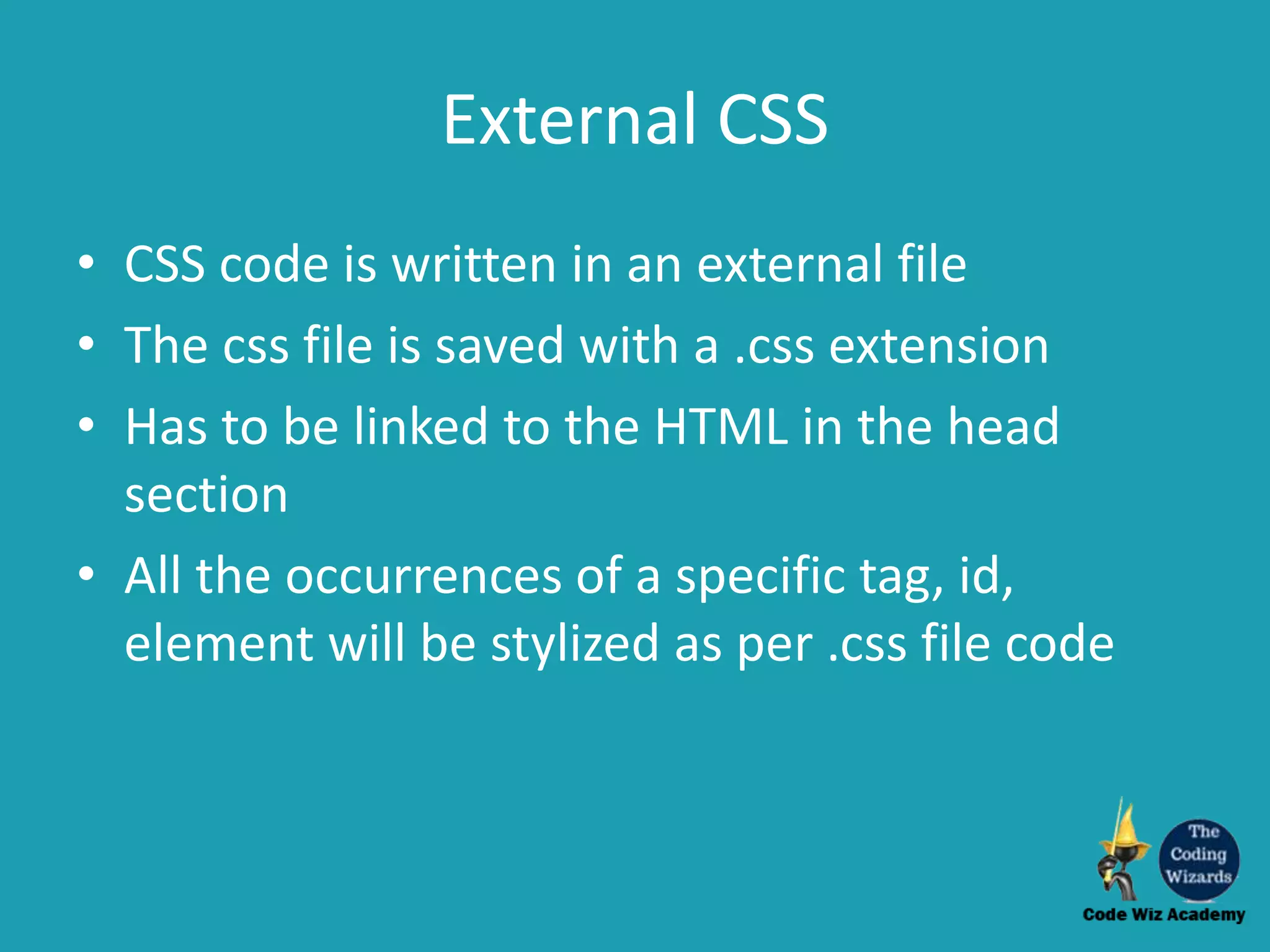 CSS- Cascading Style Sheet | PPT