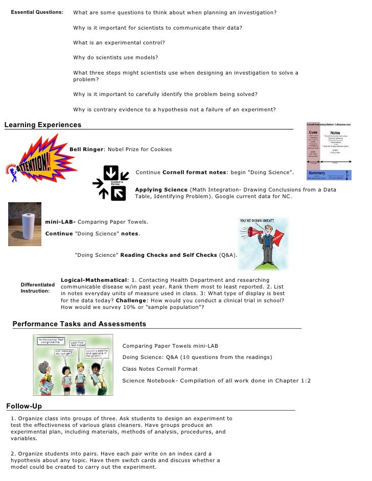 Lesson 3 Doing Science