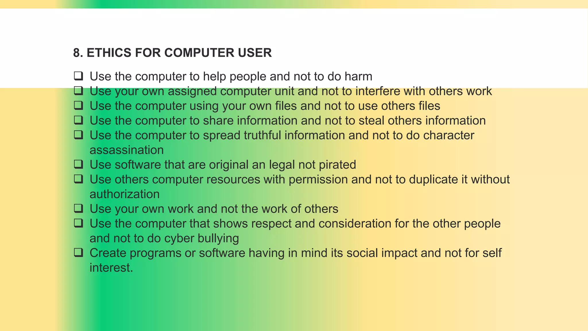 Lesson 3 ethical issues | PPT