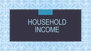 C
HOUSEHOLD
INCOME
 