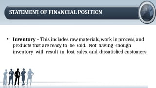 Financial Position Inventory LESSON 3 - INTRODUCTION TO FINANCIAL STATEMENTS.pptx
