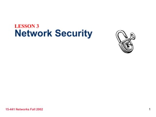free video: secure numerical computing is hard:... Lesson 3 - Network Security.pptx