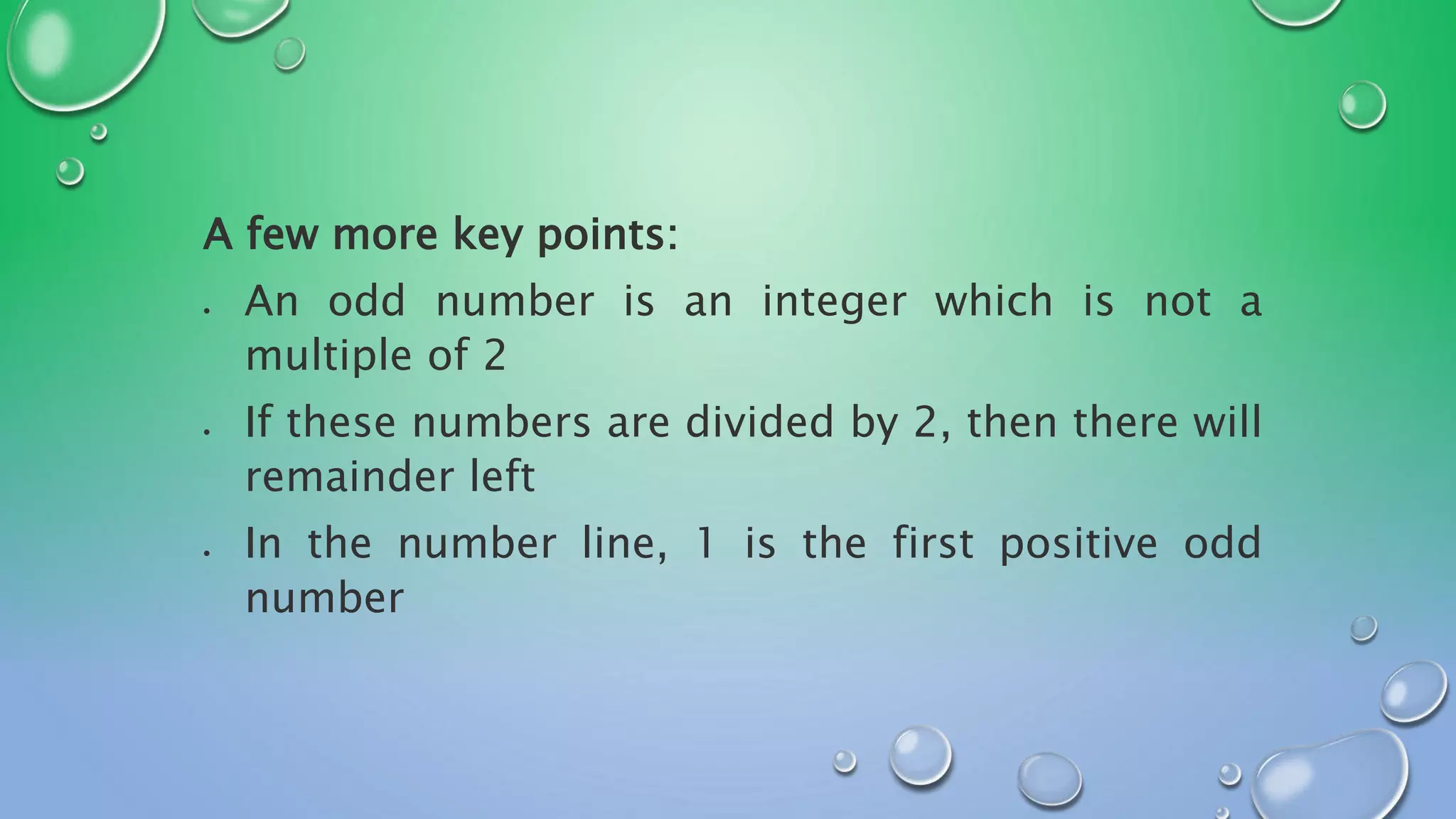 Lesson 3 odd numbers | PPT