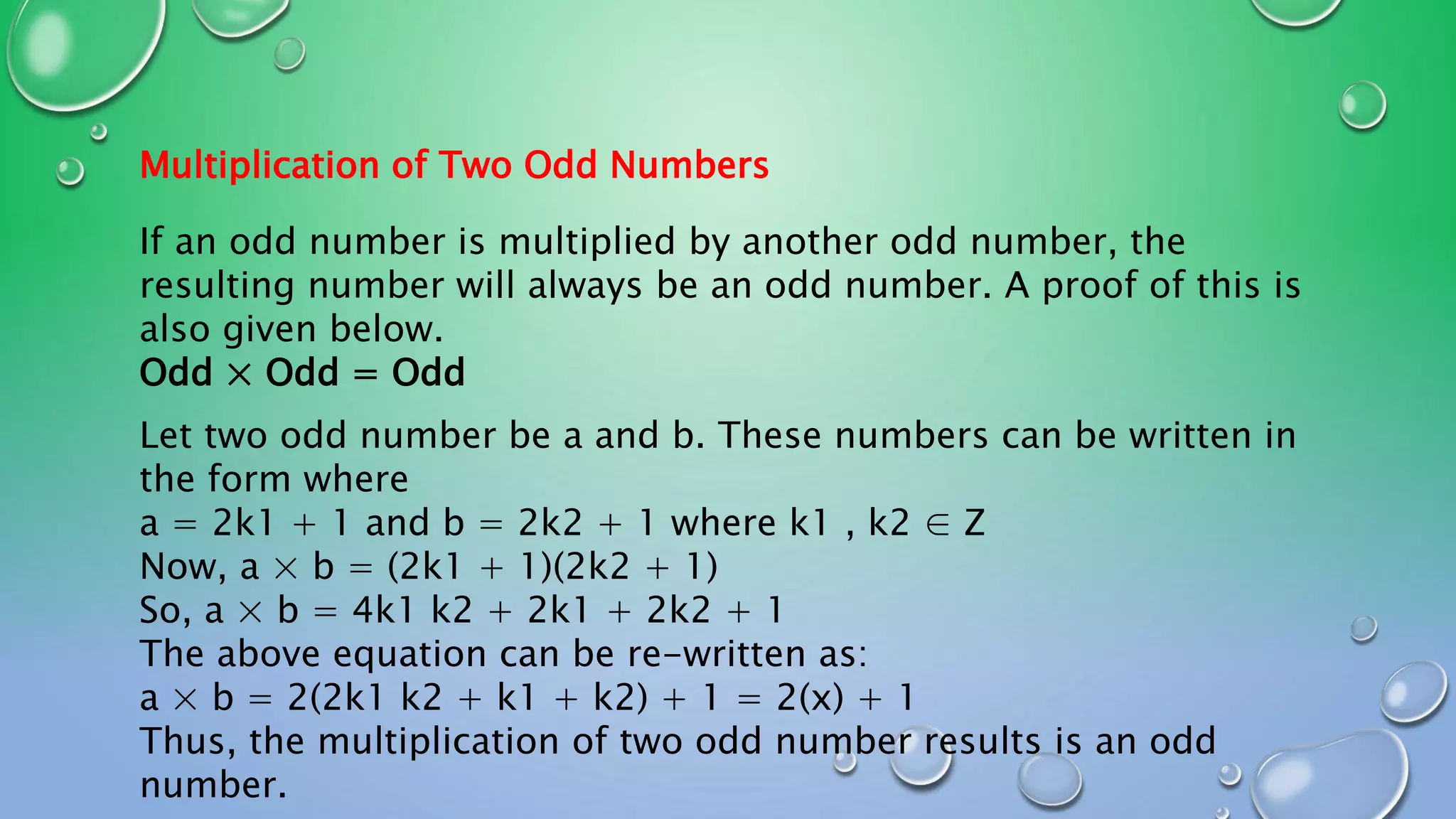 Lesson 3 odd numbers | PPT