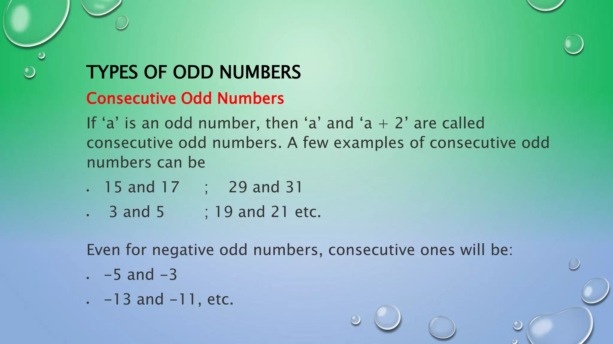 Lesson 3 odd numbers | PPTX