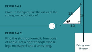 Right Triangle Trigonometry/Angle of Elevation and Depression | PPTX