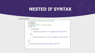Basic Programming - Selection Structures | PDF
