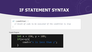 sdd lesson 4 - python | selection using if statements... Basic Programming - Selection Structures | PDF