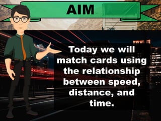 Speed, distance, & time | PPTX