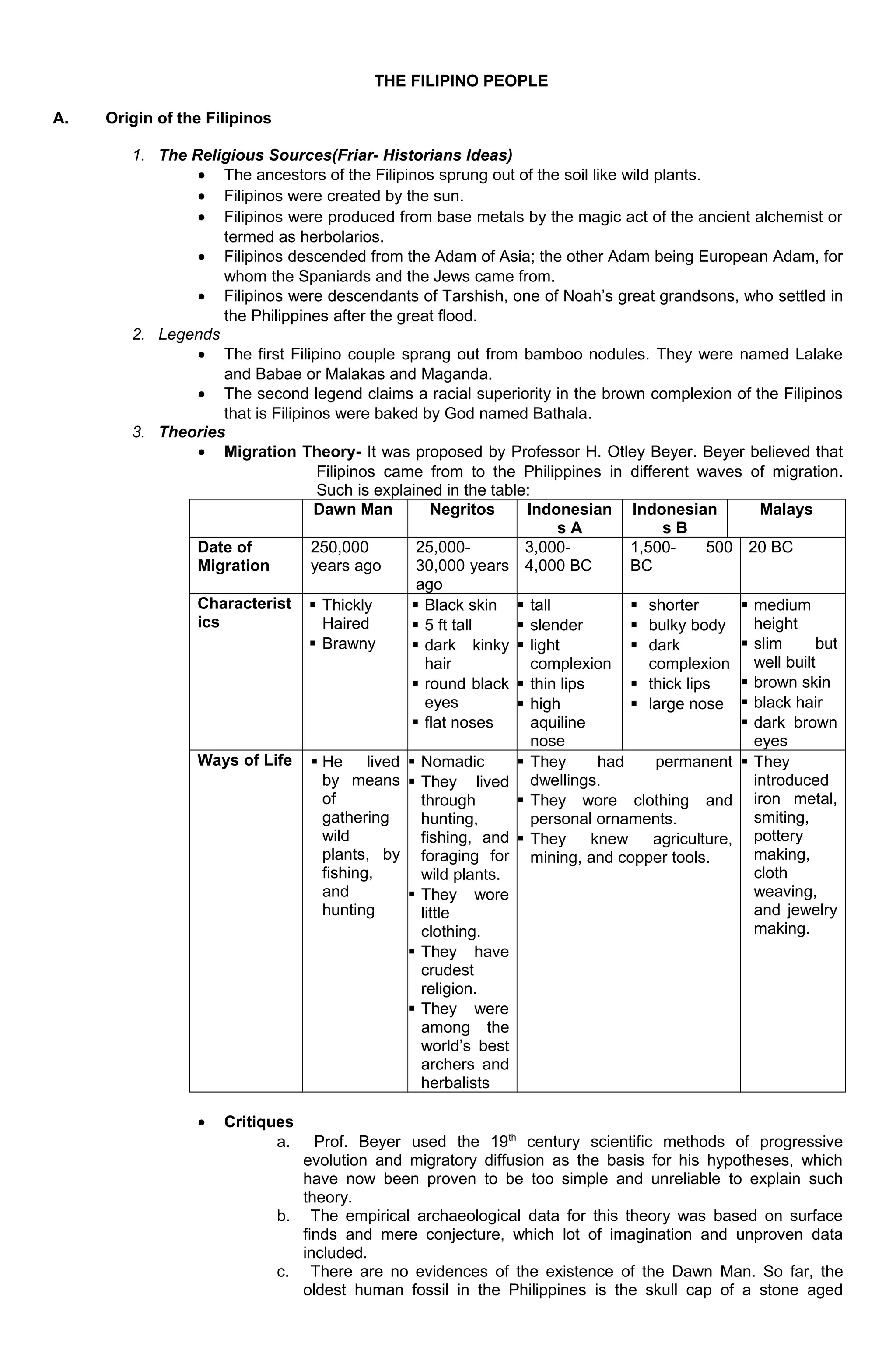 Lesson 3 the filipino people DOC