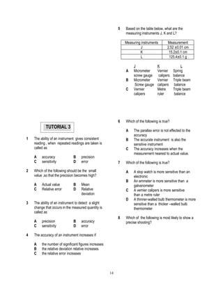 Understanding Measurements
