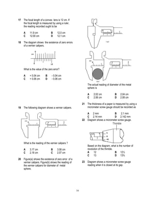 Understanding Measurements