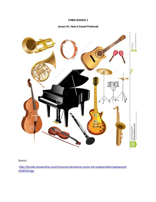 Lesson 31 image of musical instruments