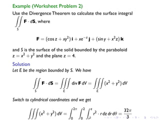 Lesson 31: The Divergence Theorem | PDF