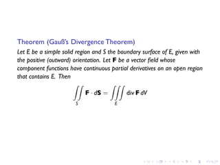 Lesson 31: The Divergence Theorem | PDF