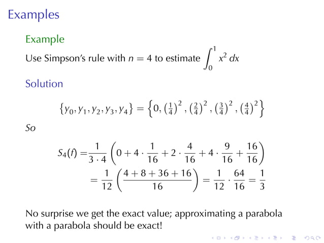 Lesson 31: Numerical Integration | PPT