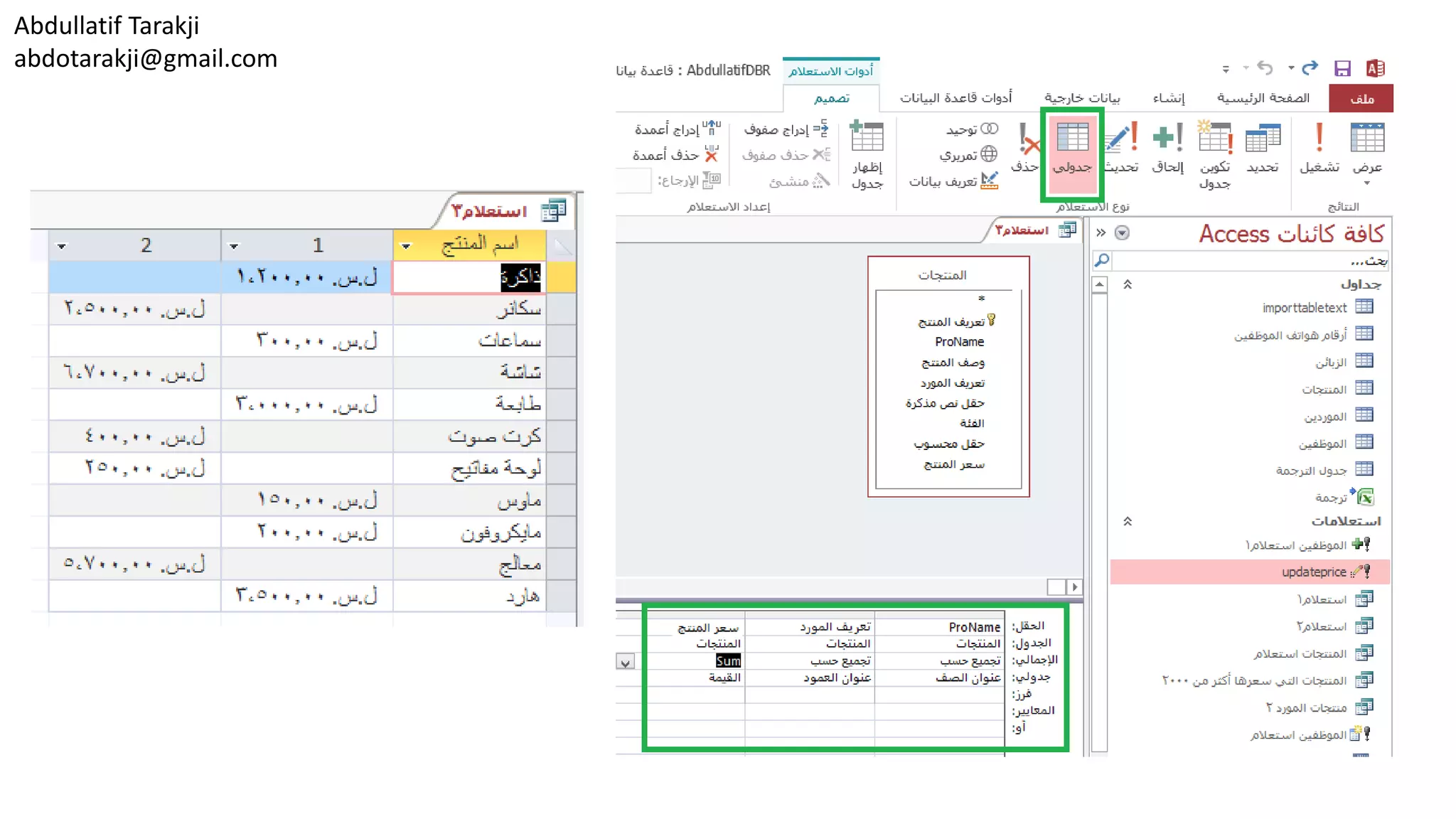 Abdullatif Tarakji abdotarakji@gmail.com 