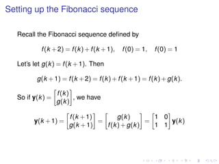 Lesson32 Second Order Difference Equations Slides