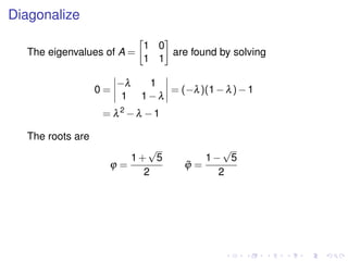 Lesson32 Second Order Difference Equations Slides