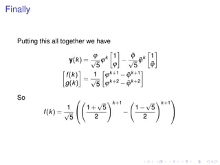 Lesson32 Second Order Difference Equations Slides