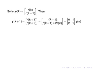 Lesson32 Second Order Difference Equations Slides